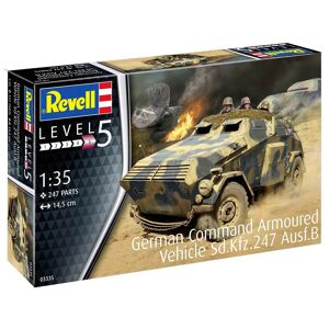 Revell German Command Armoured Vehicle Sd.Kfz.247 Ausf.B Modelkampvogn Militær Køretøjer Modelbyggesæt