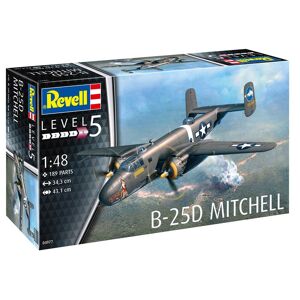 Revell B-25d Mitchell Modelfly Byggesæt - Fly Modelbyggesæt