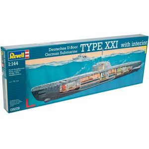 Revell U-boat Xxi Type w, Interieor Model Ubåd Byggesæt - Skibe Modelbyggesæt