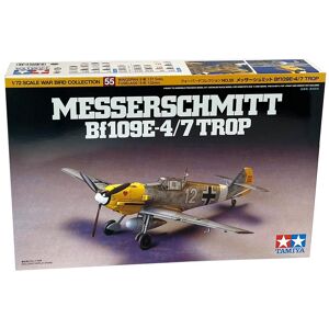 Tamiya Messerschmitt Bf109e-4 / 7 Trop Modelfly Byggesæt - Fly Modelbyggesæt