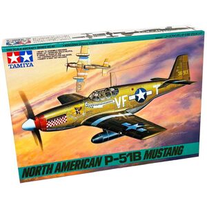 Tamiya North American P-51b Mustang Modelfly Byggesæt - Fly Modelbyggesæt