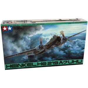 Tamiya Heinkel He 219 A-7 Uhu Modelfly Byggesæt - Fly Modelbyggesæt