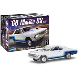 Revell 1966 Malibu Ss 2n1 Modelbil Byggesæt - Biler / Motorcykler Modelbyggesæt