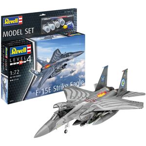 Revell F-15e Strike Eagle Modelfly - Med Lim Og Maling Byggesæt - Fly Modelbyggesæt