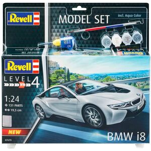 Revell Bmw I8 - 1:24 Byggesæt - Biler / Motorcykler Modelbyggesæt