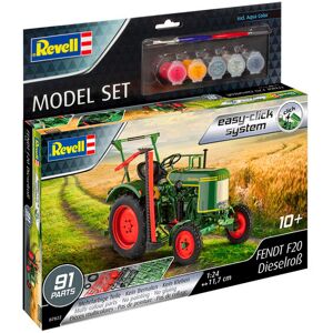 Revell Fendt F20 Diesel Traktor - Easy-click Quick Build Modelsæt Modelbyggesæt