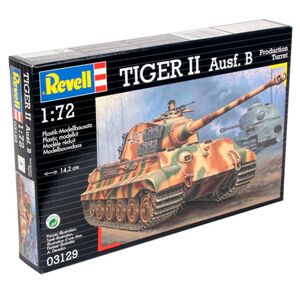 Revell Tiger Ii Ausf. B - 1:72 Militær Køretøjer Modelbyggesæt