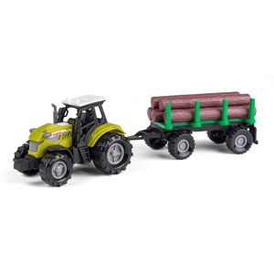 Bull Traktor Med Træstammer Traktorer Og Tilbehør