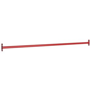 vidaXL kolbøttestang 125 cm stål rød