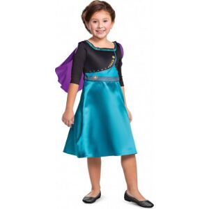Disguise Dronning Frost Anna Basis Plus -Kostume, 5-6 År, 99-123 Cm