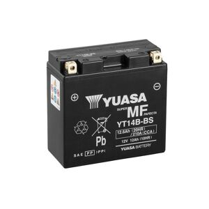 YUASA W/C batteri vedligeholdelsesfri fabriksaktiveret - YT14B FA Vedligeholdelsesfrit batteri