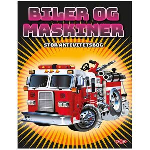 Tactic Aktivitetsbog - Biler Og Maskiner - Dansk - Tactic - Onesize - Aktivitetsbog