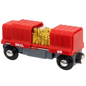 World Godsvogn M. Guld - Rød 33938 - Brio - Onesize - Tog