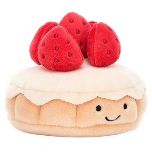 Jellycat Bamse - 7x9 Cm - Pretty Patisserie Tarte Aux Fraises - Jellycat - Onesize - Bamse