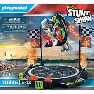 Stuntshow - Jetpack-Flyvemaskine - 70836 - 27 Dele - Playmobil - Onesize - Legetøj