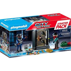 City Action - Starter Pack Pengeskabstyv - 70908 - 53 - Playmobil - Onesize - Legetøj