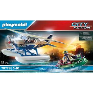 City Action - Politi-Vandflyver: Smuglerjagt - 70779 - - Playmobil - Onesize - Legetøj