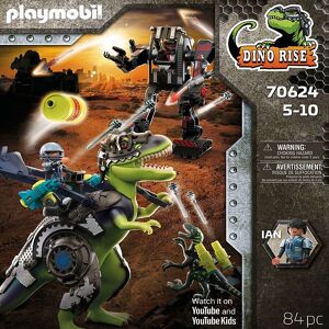 Dino Rise - T-Rex: Battle Of The Giants - 70624 - 84 D - Playmobil - Onesize - Legetøj