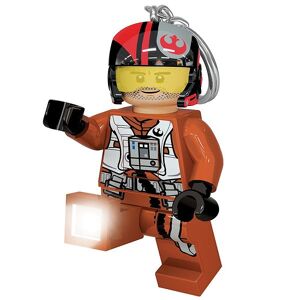 Star Wars Nøglering M. Lommelygte - Lego® Poe Dameron  - Lego® - Onesize - Nøglering