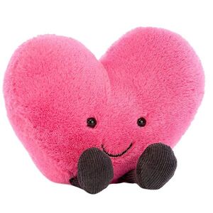 Jellycat Bamse - 20x17 Cm - Amuseable Pink Heart - Jellycat - Onesize - Bamse