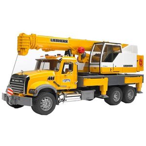 Bruder Arbejdsmaskine - Mack Granite Liebherr Kranbil - 02818 - Bruder - Onesize - Bil