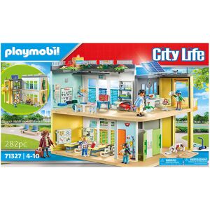 City Life - Stor Skole - 282 Dele - 71327 - Playmobil - Onesize - Legetøj