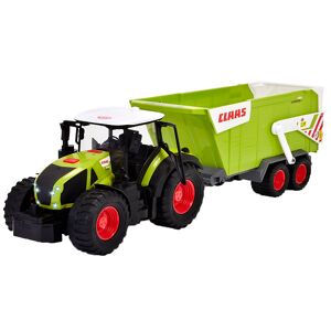 Dickie Toys Traktor - Claas Traktor M. Trailer - Lys/lyd - Dickie Toys - Onesize - Bil