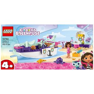 Gabby'S Dollhouse - Gabby Og Havkats Skib Og Spa 10786 - 8 - Lego® - Onesize - Klodser