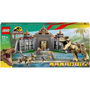 Jurassic World - Besøgscenter: T. Rex- Og Raptor... 76961 - Lego® - Onesize - Klodser