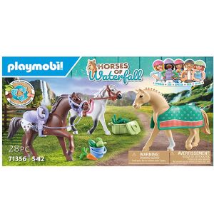 Horses Of Waterfall - 3 Heste: Morgan, Quarter Horse & - Playmobil - Onesize - Legetøj