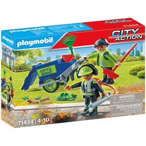 City Action - Byrenholdelsesteam - 71434 - 32 Dele - Playmobil - Onesize - Legetøj