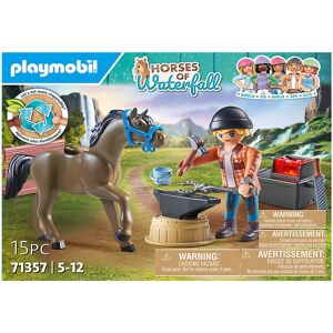 Horses Of Waterfall - Beslagsmed Ben Og Achilles - 713 - Playmobil - Onesize - Legetøj