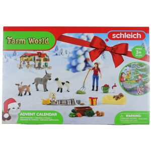 Schleich Julekalender - Farm World - 24 Låger - Schleich - Onesize - Kalender