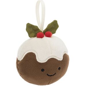 Jellycat Bamse - 7x7 Cm - Festive Folly Christmas Pudding - Jellycat - Onesize - Bamse