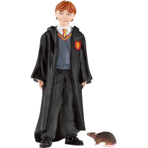 Schleich Harry Potter - Ron & Scabbers - H: 10,2 Cm - 42634 - Schleich - Onesize - Legetøjsfigur