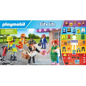 City Life - My Figures: City Life - 71402 - 58 Dele - Playmobil - Onesize - Legetøjsfigur