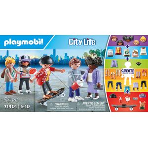 City Life - My Figures: Mode - 71401 - 54 Dele - Playmobil - Onesize - Legetøjsfigur