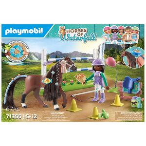 Horses Of Waterfall - Zoe & Blaze M. Træningsbane - 67 - Playmobil - Onesize - Legetøj