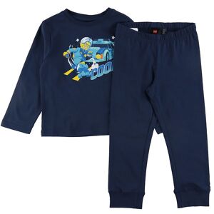 City Nattøj - Lwaris - Dark Navy M.  - Lego® Wear - 3 År (98) - Nattøj 2-Delt