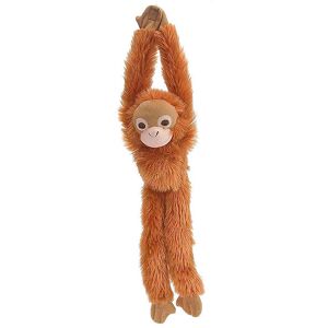 Wild Republic Bamse - Hænge Abe - 18x55 - Orangutang - Wild Republic - Onesize - Bamse