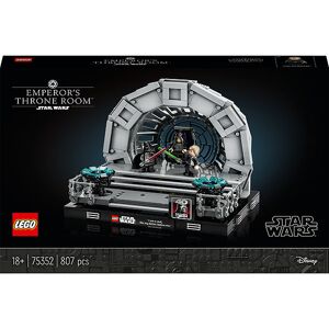 Star Wars - Diorama Med Kejserens Tronsal 75352 - 807 Dele - Lego® - Onesize - Klodser