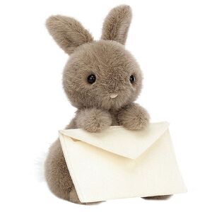 Jellycat Bamse - 19x12 Cm - Messenger Bunny - Jellycat - Onesize - Bamse