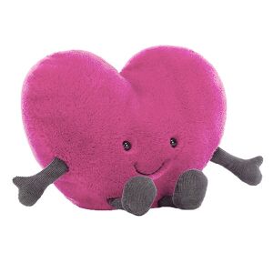 Jellycat Bamse - Large - 17x19 Cm - Amuseable Pink Heart - Jellycat - Onesize - Bamse