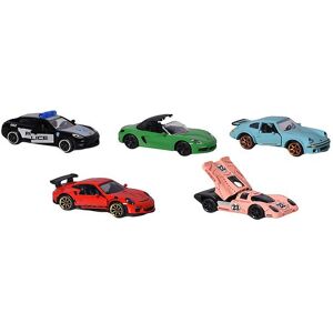 Majorette Biler - 5 Dele - Porsche Edition - Majorette - Onesize - Bil