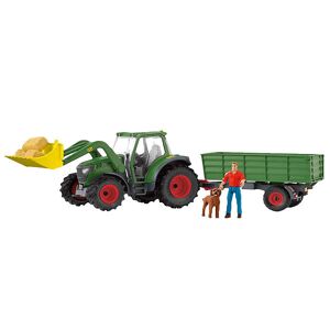 Schleich Farm World - Traktor Med Påhængsvogn - 42608 - Schleich - Onesize - Legetøj