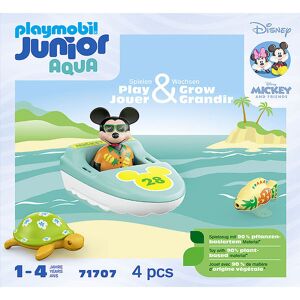 1.2.3/disney - Junior Aqua - Mickey'S Bådtur - 71707 - - Playmobil - Onesize - Klodser