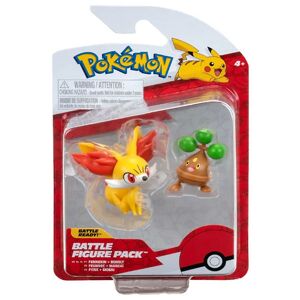 Pokémon Figurer - 2-Pak - Battle Figure - Fennekin/bonsly - Pokémon - Onesize - Actionfigur