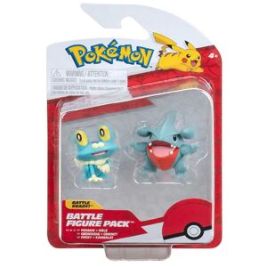 Pokémon Figurer - 2-Pak - Battle Figure - Gible/froakie - Pokémon - Onesize - Actionfigur