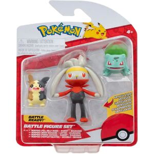 Pokémon Figurer - 3-Pak - Battle Figure - Morpeko/bulbasaur/rabo - Pokémon - Onesize - Actionfigur