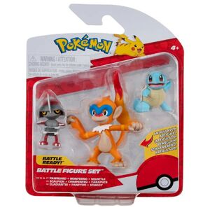 Pokémon Figurer - 3-Pak - Battle Figure - Pawniard/squirtle/monf - Pokémon - Onesize - Actionfigur